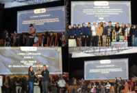 Wabub Argo V.Sumaiku Resmi Menutup Kegiatan Konferensi VIII KBK Keuskupan Manado di Mooat Kabupaten Bolaang Mongondow Timur.