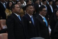 Tampak Wakil Bupati Boltim Argo Vinsensius Sumaiku Hadiri Kegiatan HUT Sulawesi Utara ke-62 di Manado (Dokumen Dinas Kominfo)